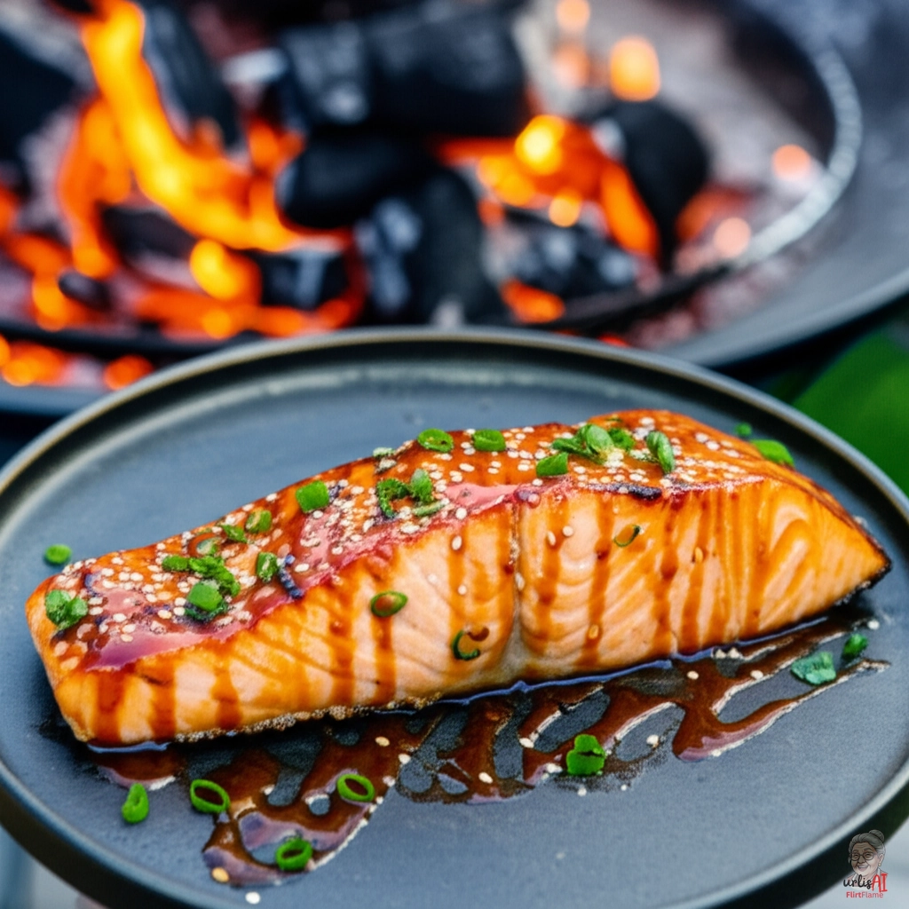 Miso Salmon — Kohlegrill