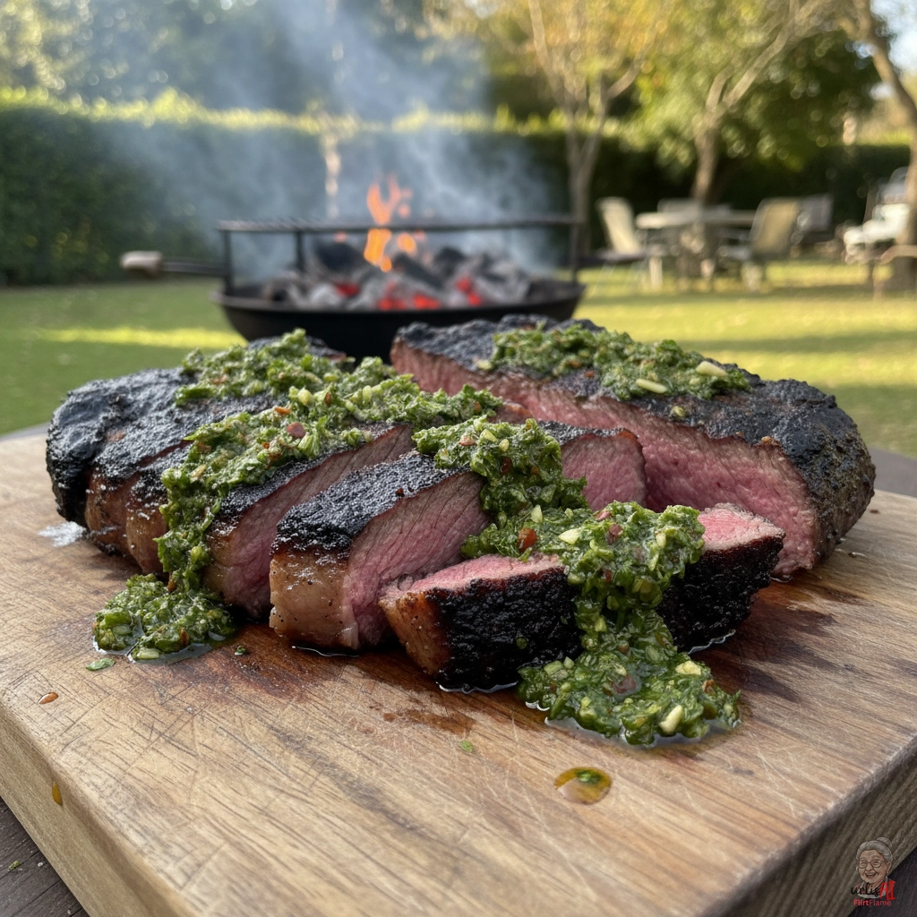 Montevideo Chimichurristeaks — Kohlegrill
