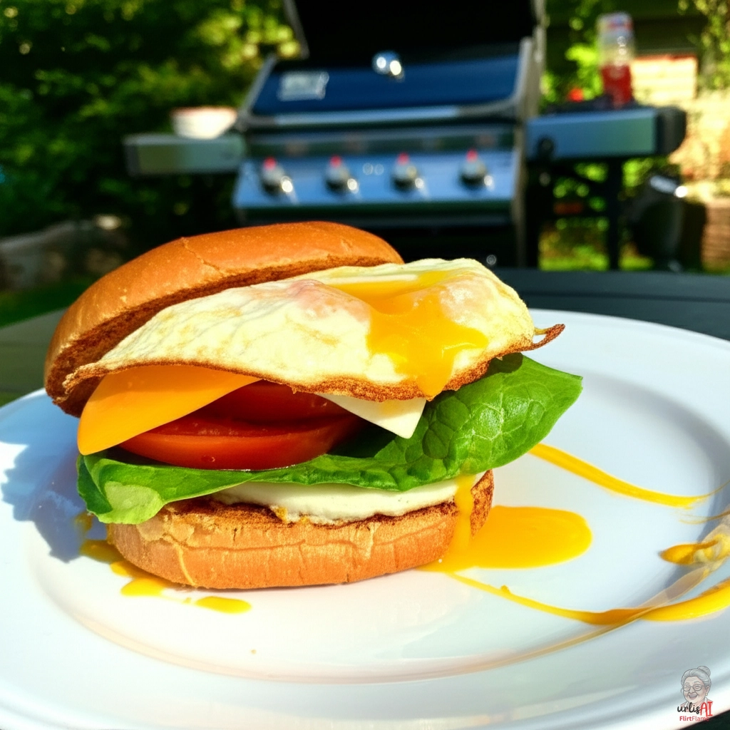 Morgenrots Eierflamme — Gasgrill