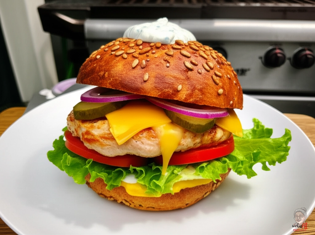 Moscow Night Burger — Gasgrill