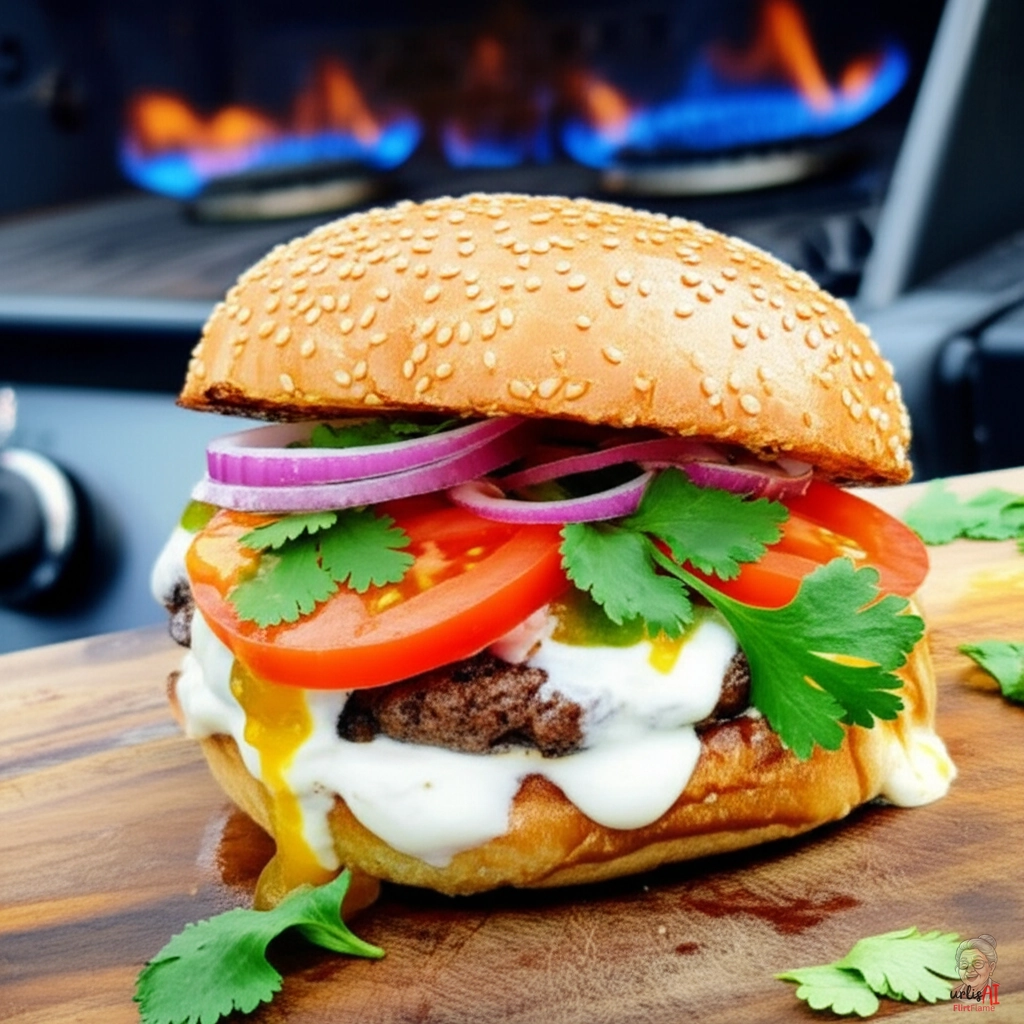 Mumbai Spice Burger — Gasgrill