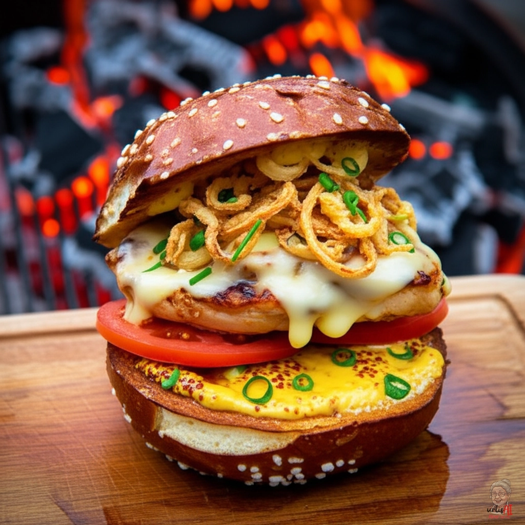 Munich Ember Chicken Burger — Kohlegrill