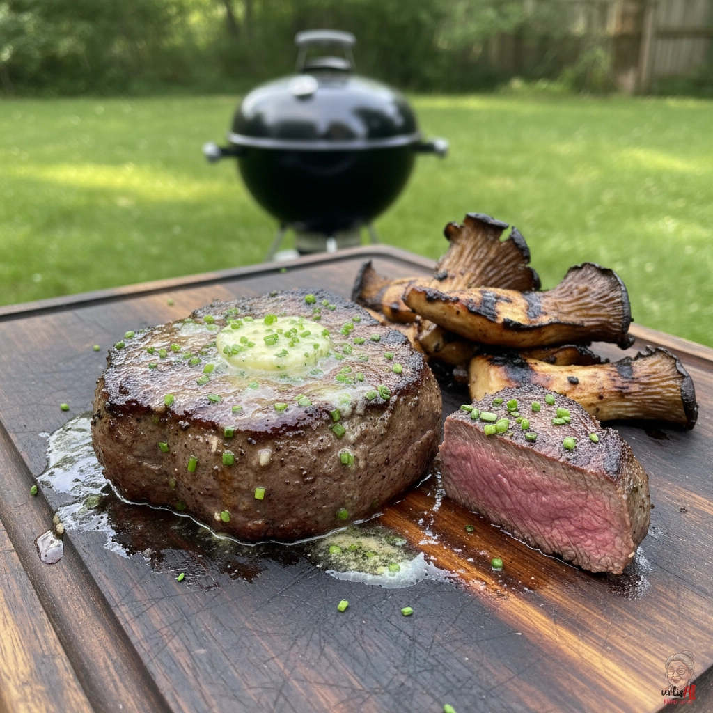 Mushroom Rinderfilet — Kohlegrill