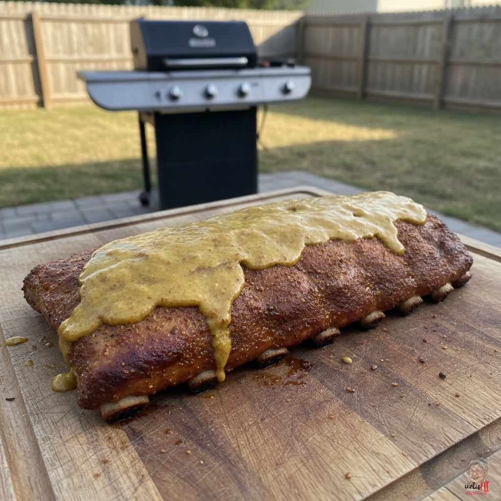 Mustard Based Ribs — Gasgrill