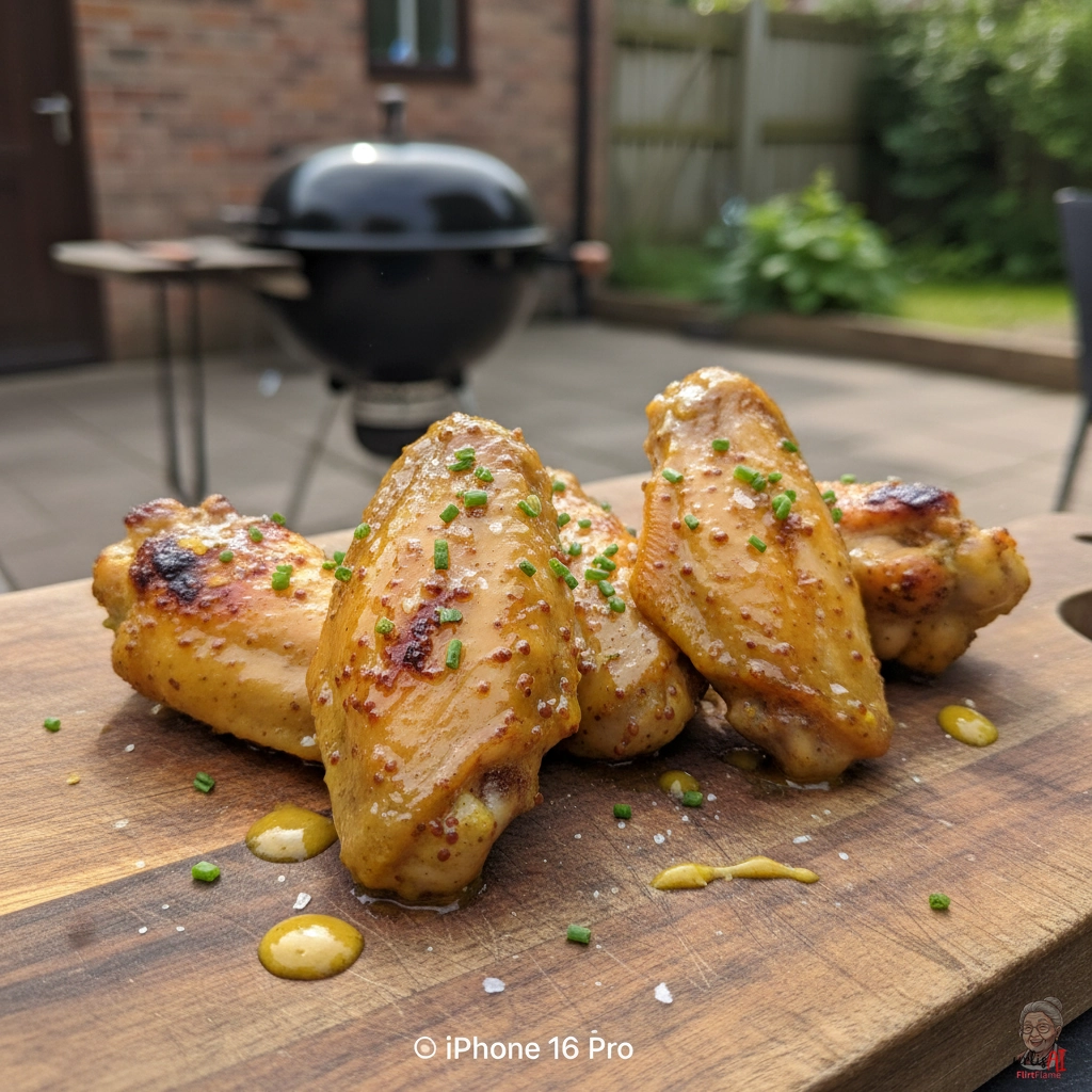 Mustard Glaze Wings — Kohlegrill