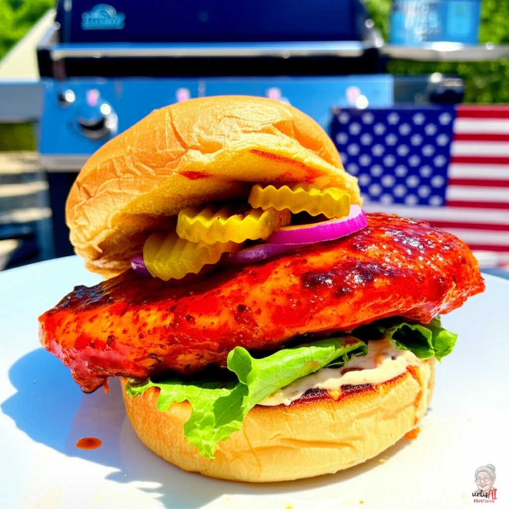Nashville Inferno Burger — Gasgrill