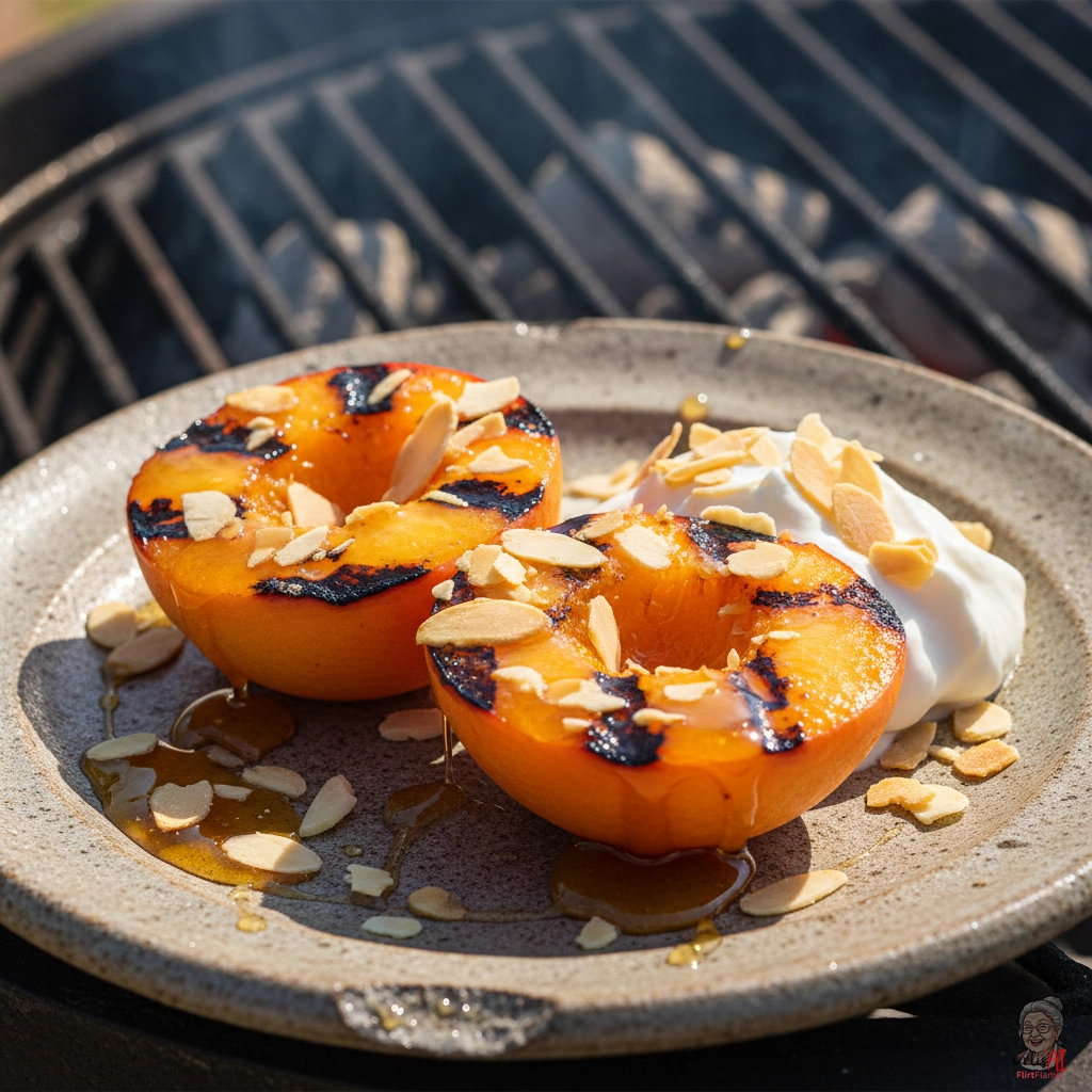 Nectarine Amande Dorée — Kohlegrill