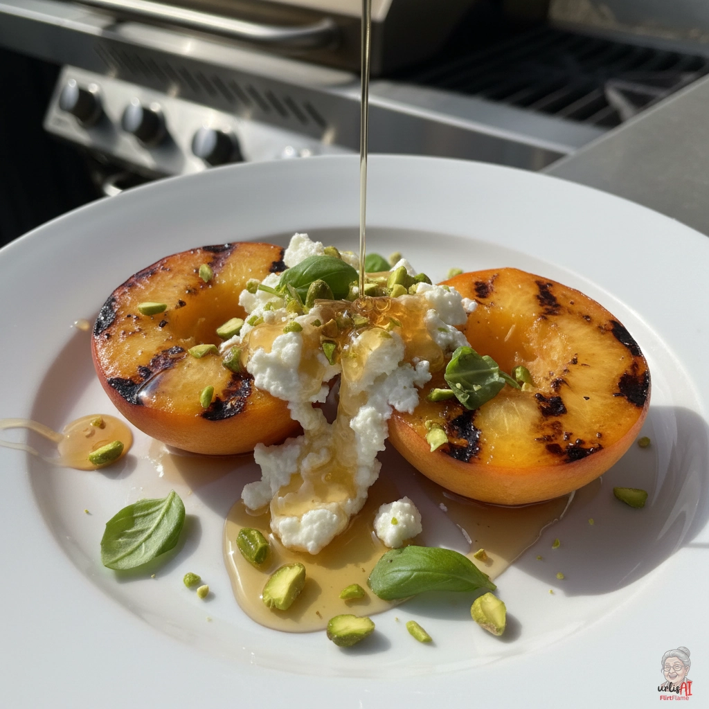 Nectarine Chèvre Doré — Gasgrill