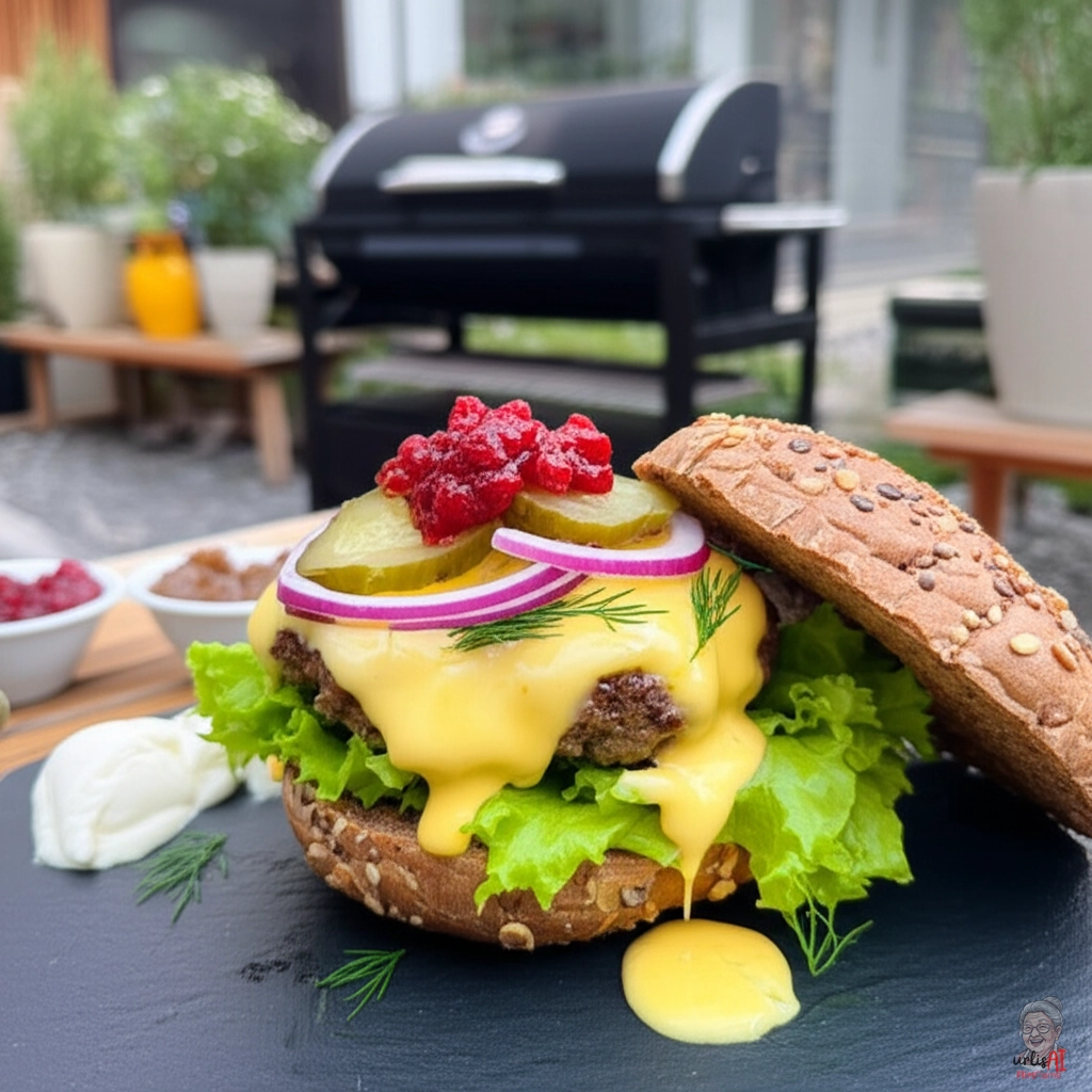 Nordic Fire Burger — Kohlegrill