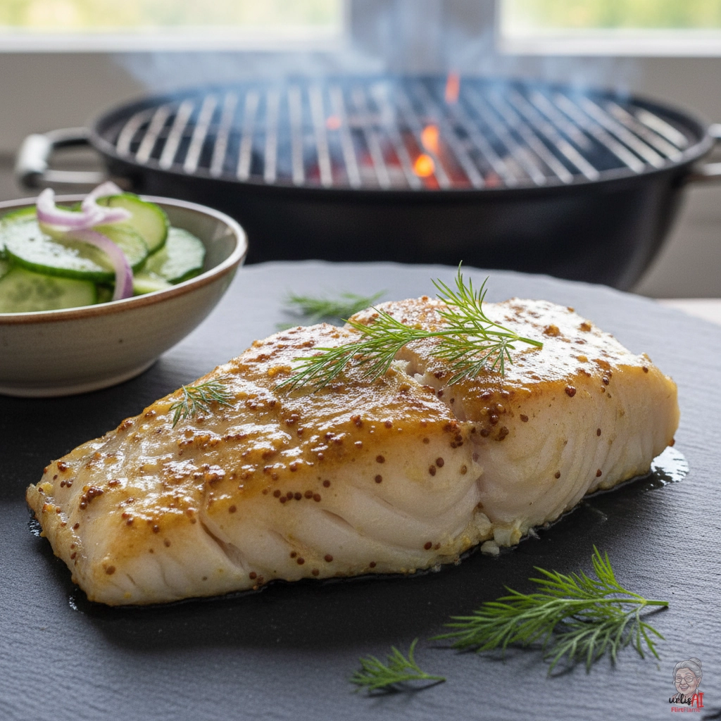 Nordische Dillfilets — Kohlegrill
