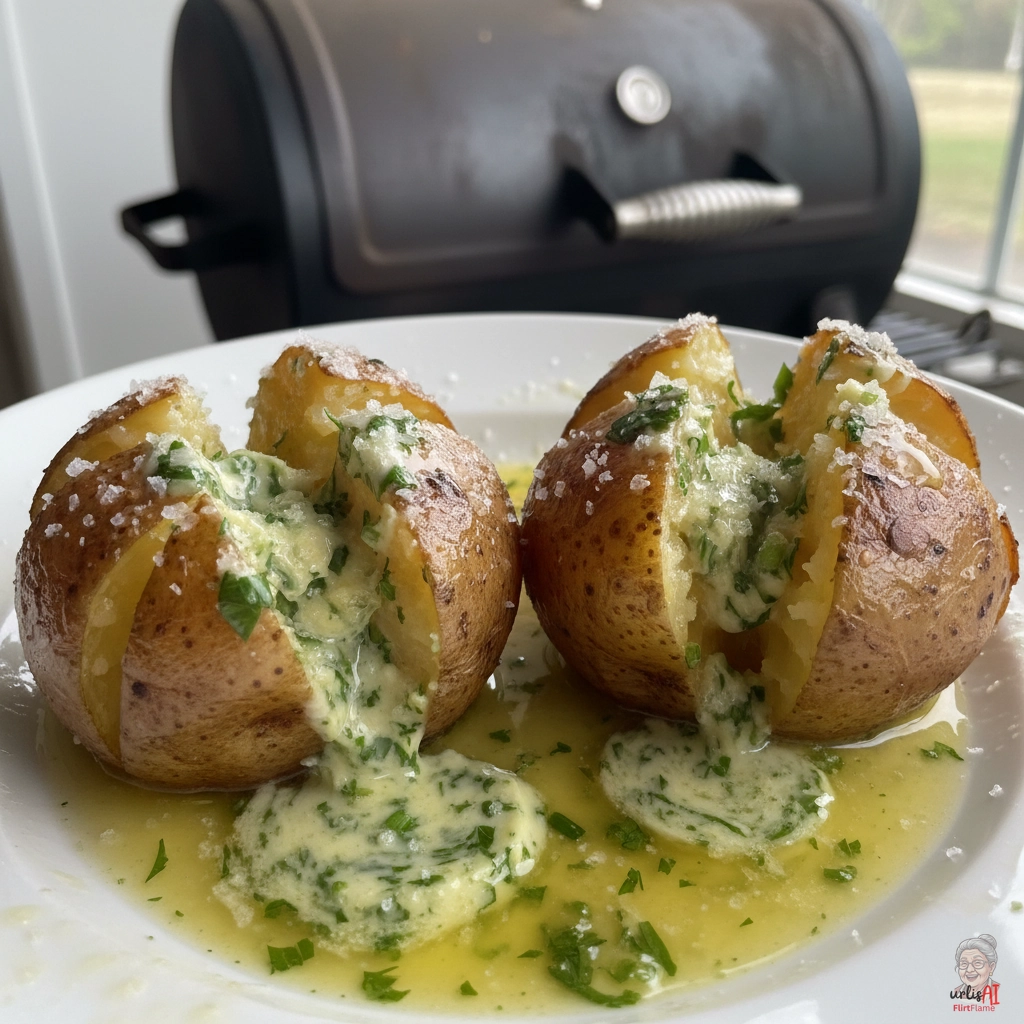 Normandie Rauchkartoffeln — Smoker