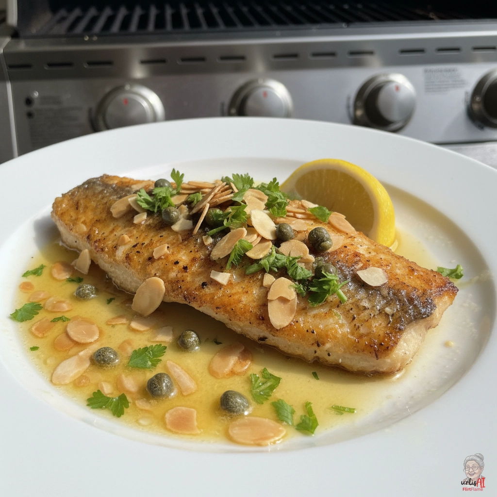 Nussbutter Rotbarsch — Gasgrill