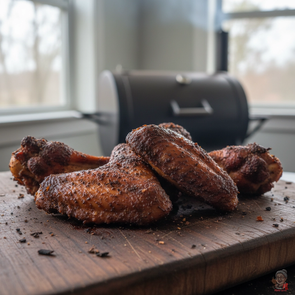 Oak Smoked Wings — Smoker