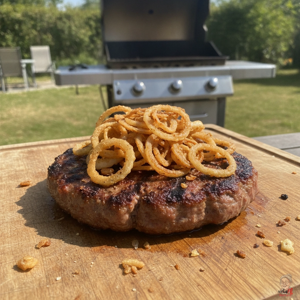 Onion Balkan Patty — Gasgrill