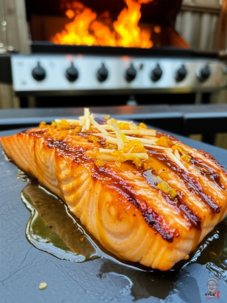Orangenzauber Lachs — Gasgrill