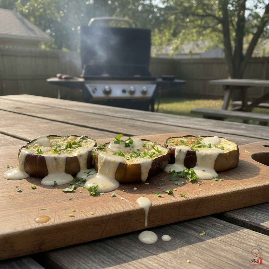 Oriental Melanzani — Gasgrill
