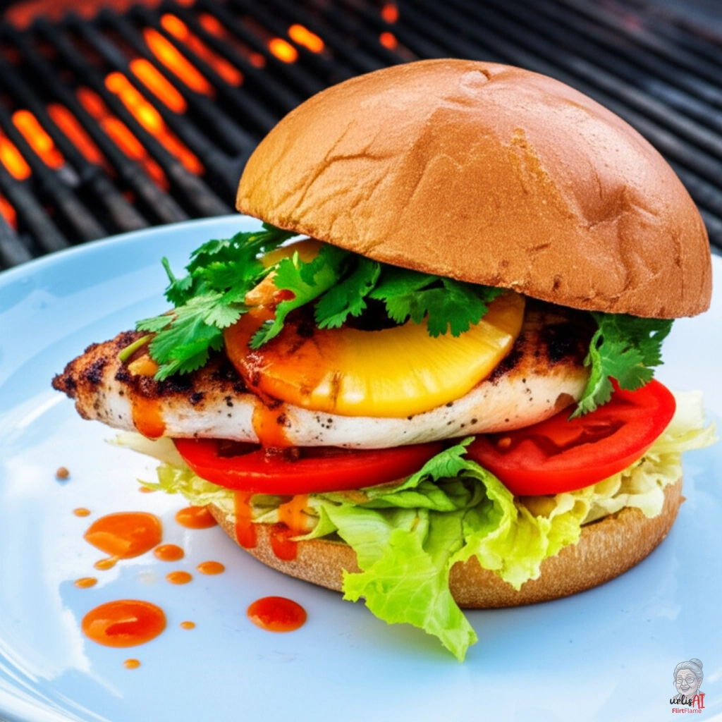 Outback Ember Chicken Burger — Kohlegrill