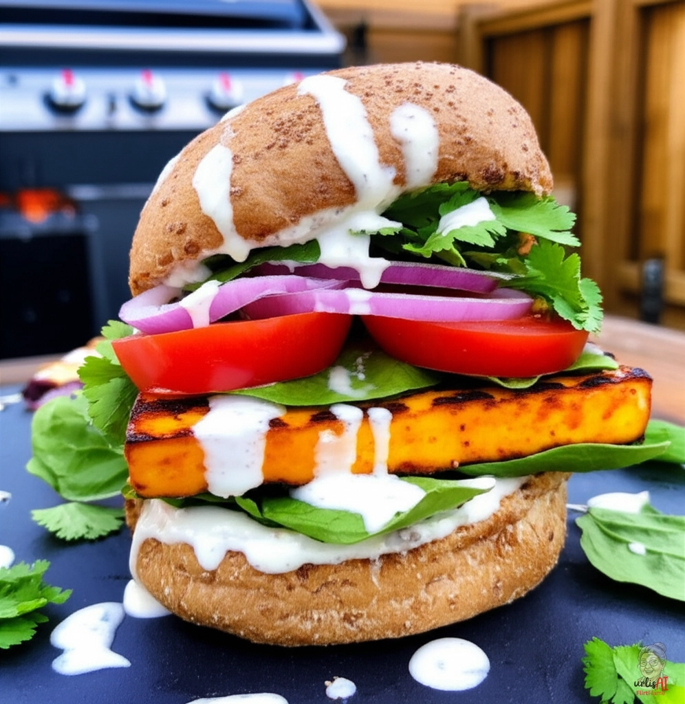 Paneers Tikka-Flamme — Gasgrill