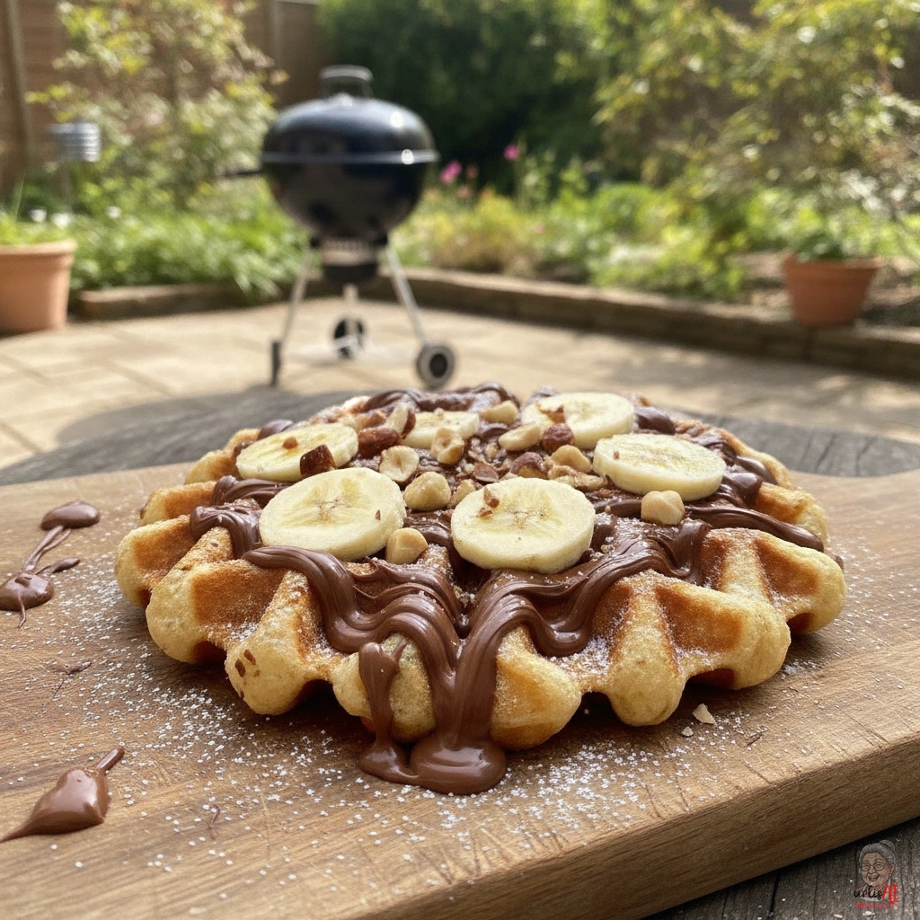 Paris Nutella Waffel — Kohlegrill