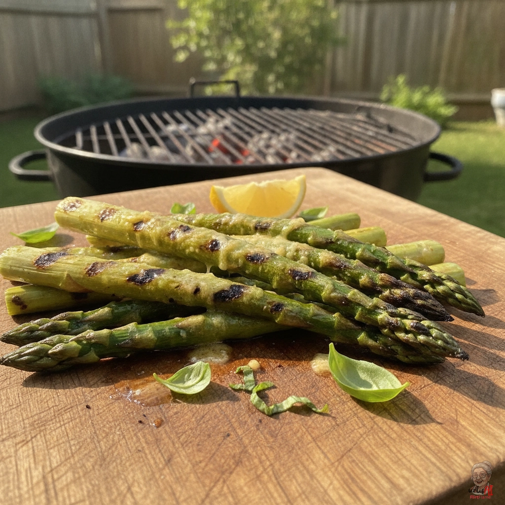 Parmesan Asparagus — Kohlegrill