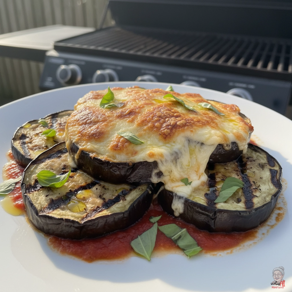 Parmigiana Aubergine — Gasgrill