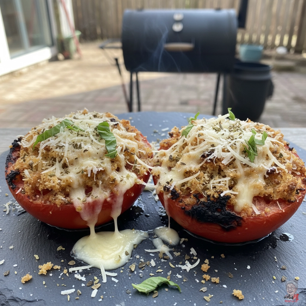 Parmigiana Rauchtomaten — Smoker