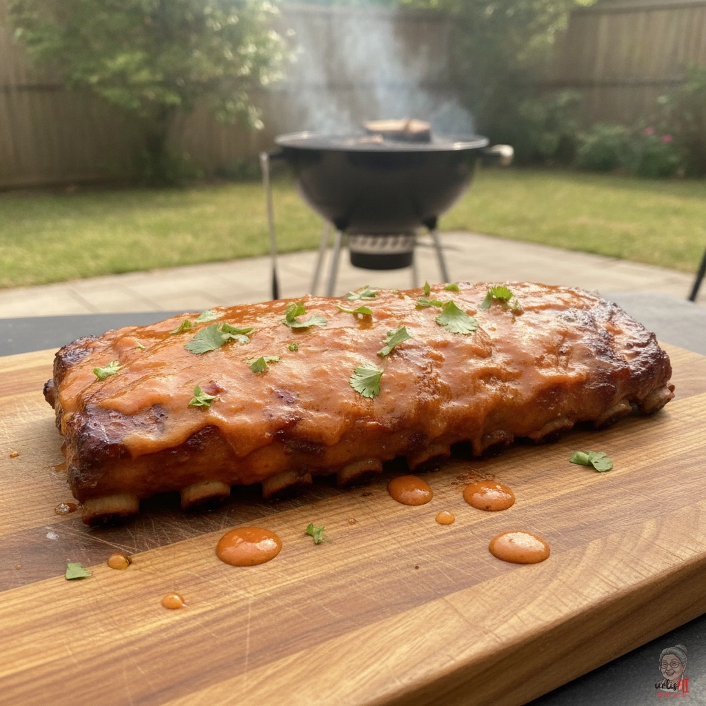 Peach Habanero Ribs — Kohlegrill