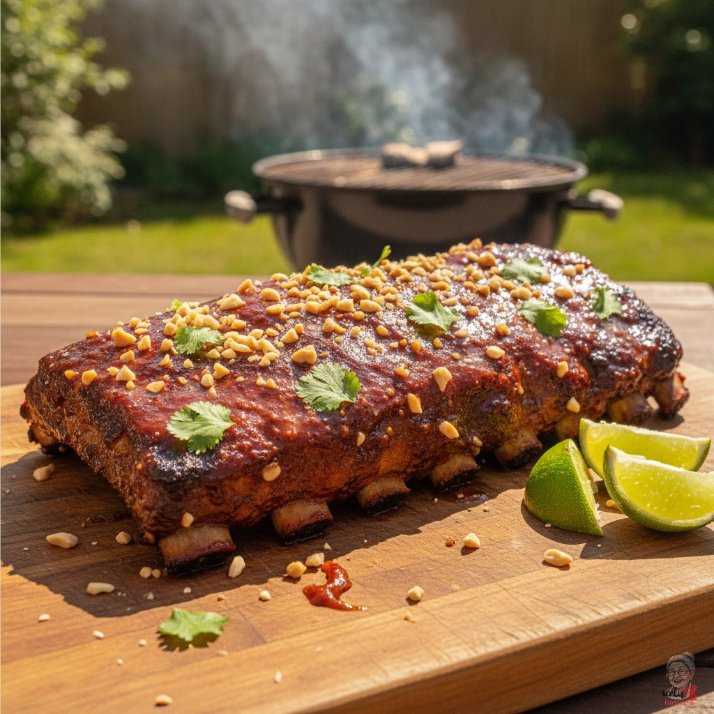 Peanut Sriracha Ribs — Kohlegrill