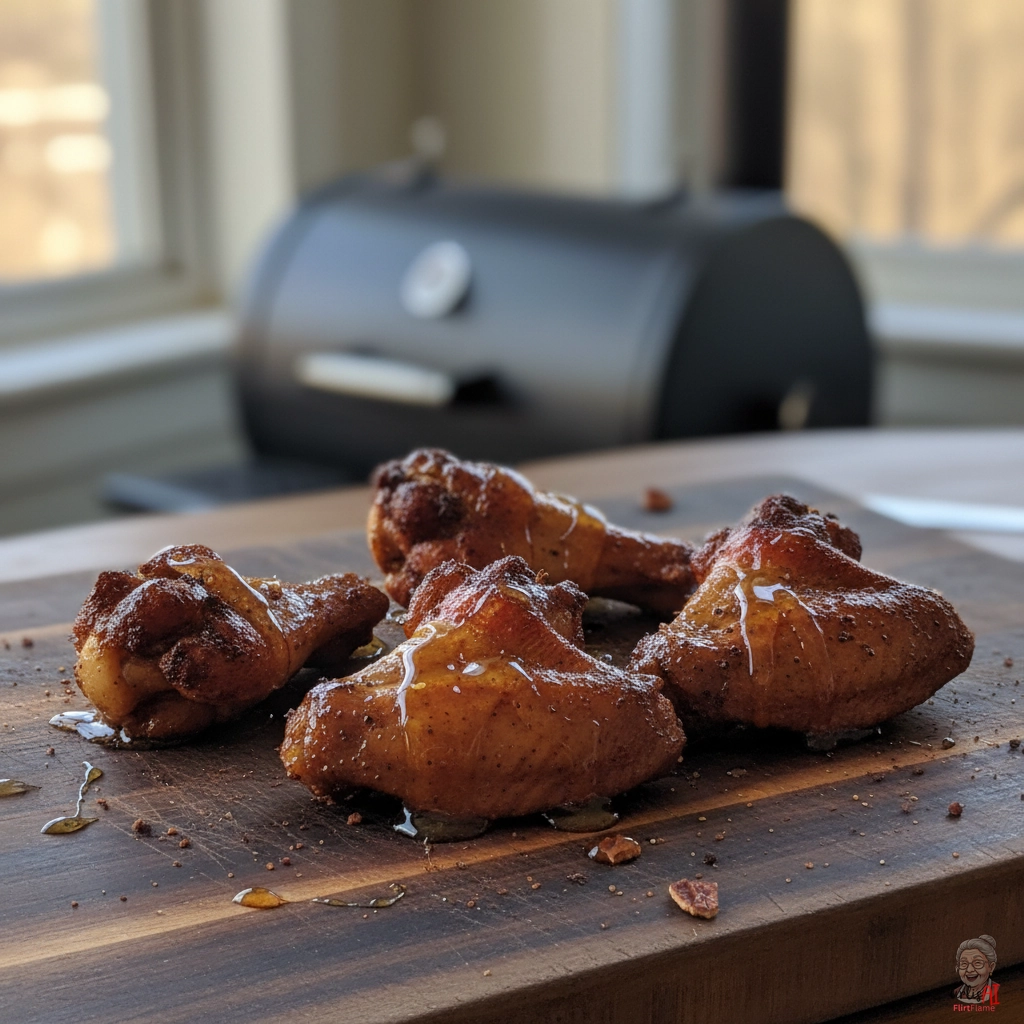 Pecan Smoked Wings — Smoker