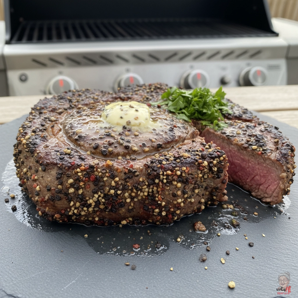 Pepper Crust Ribeye — Gasgrill