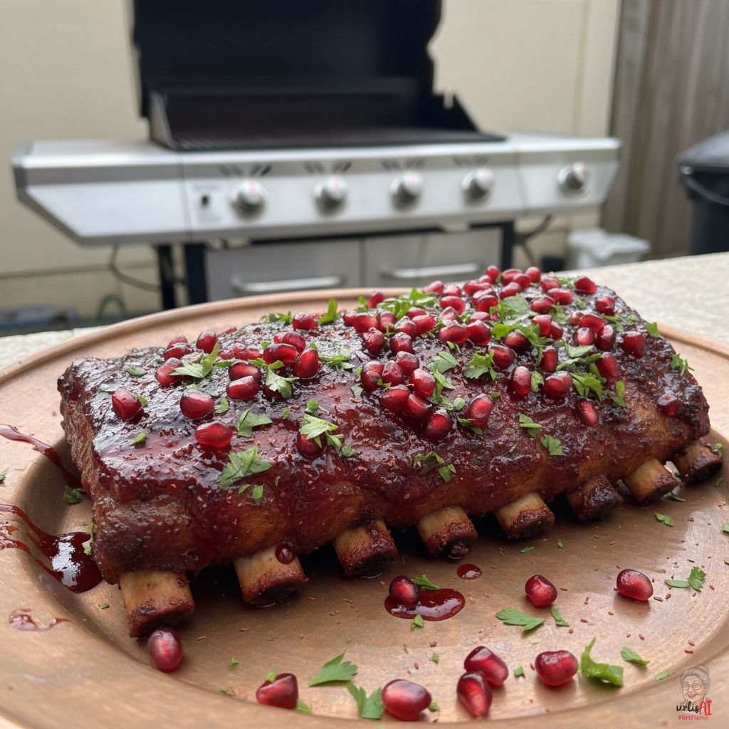 Persian Pomegranate Ribs — Gasgrill