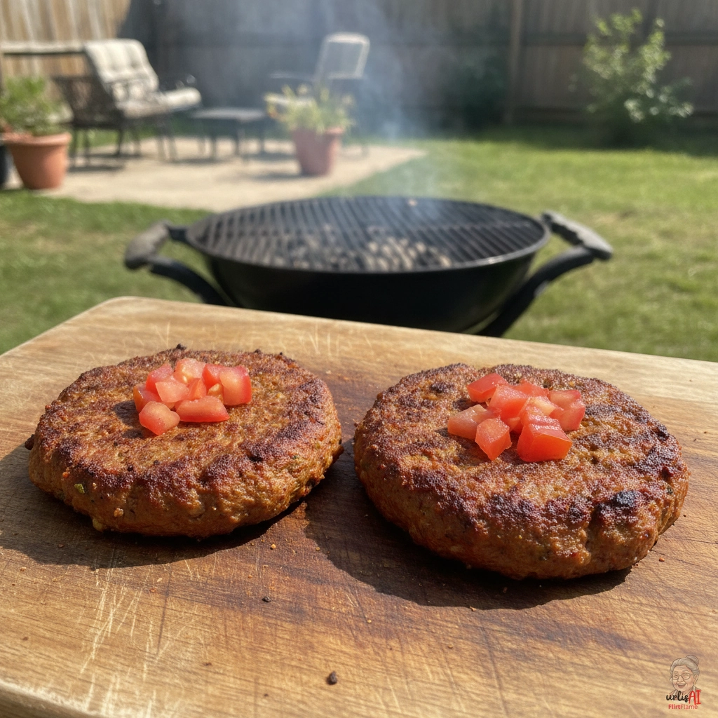 Peshawar Chapli Kebab — Gasgrill