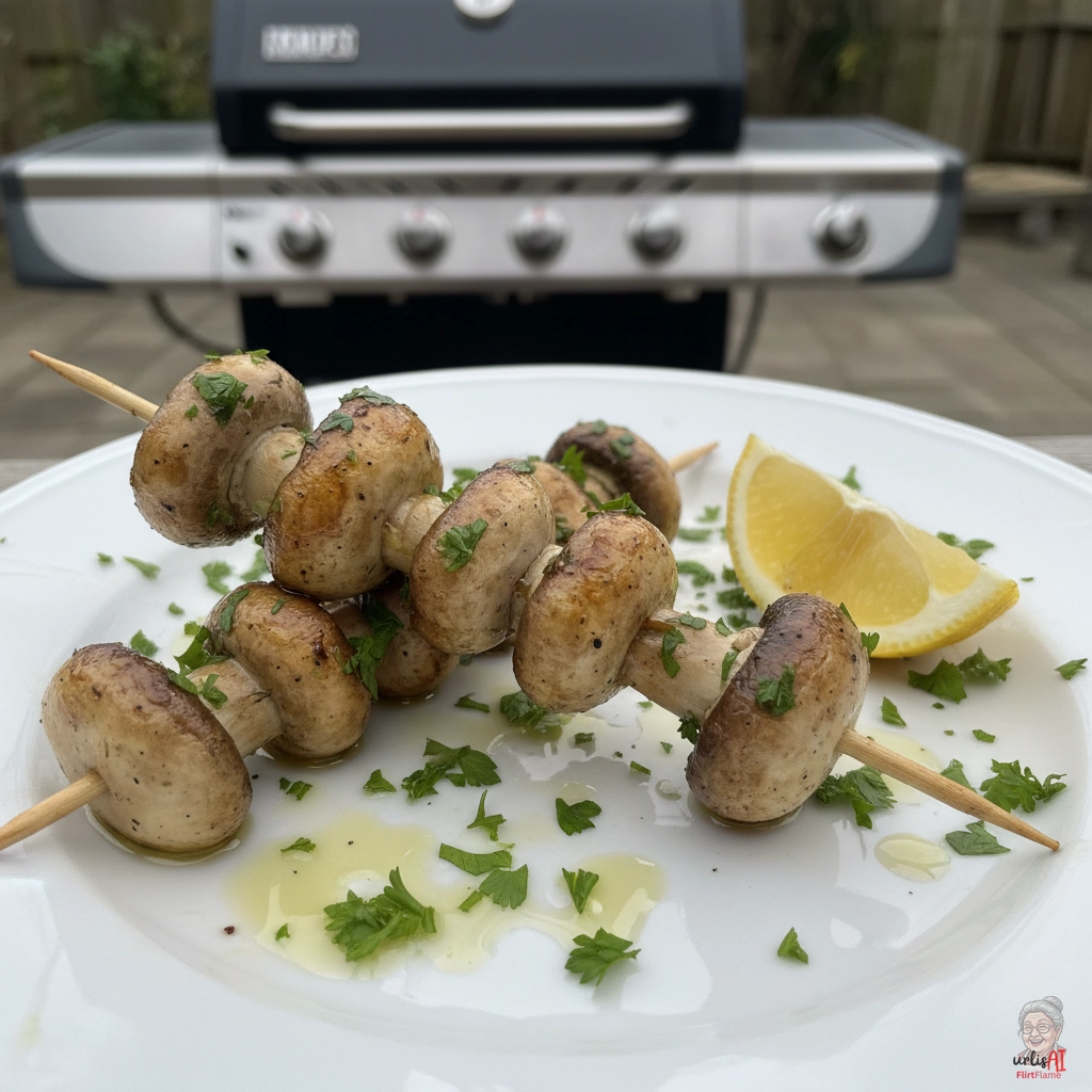 Petersilien Champignons — Gasgrill