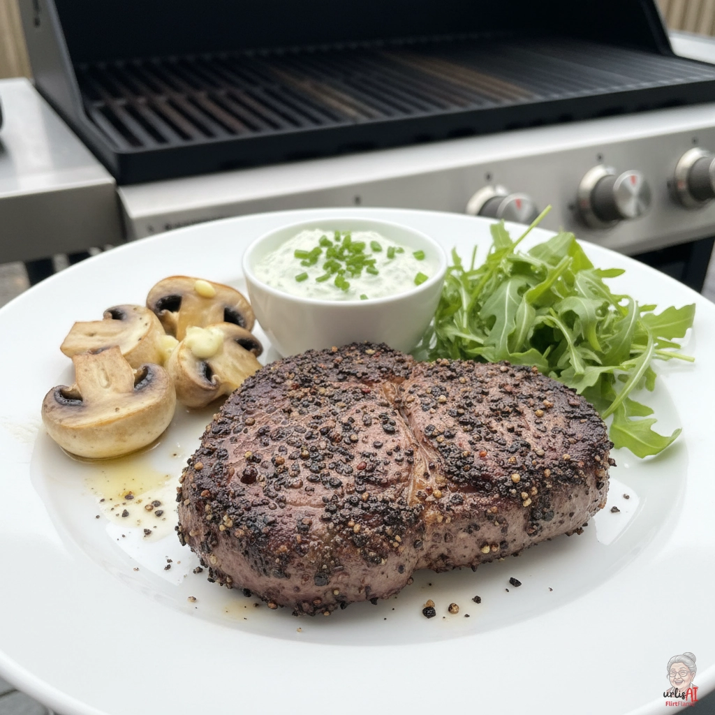 Pfeffer Rump — Gasgrill