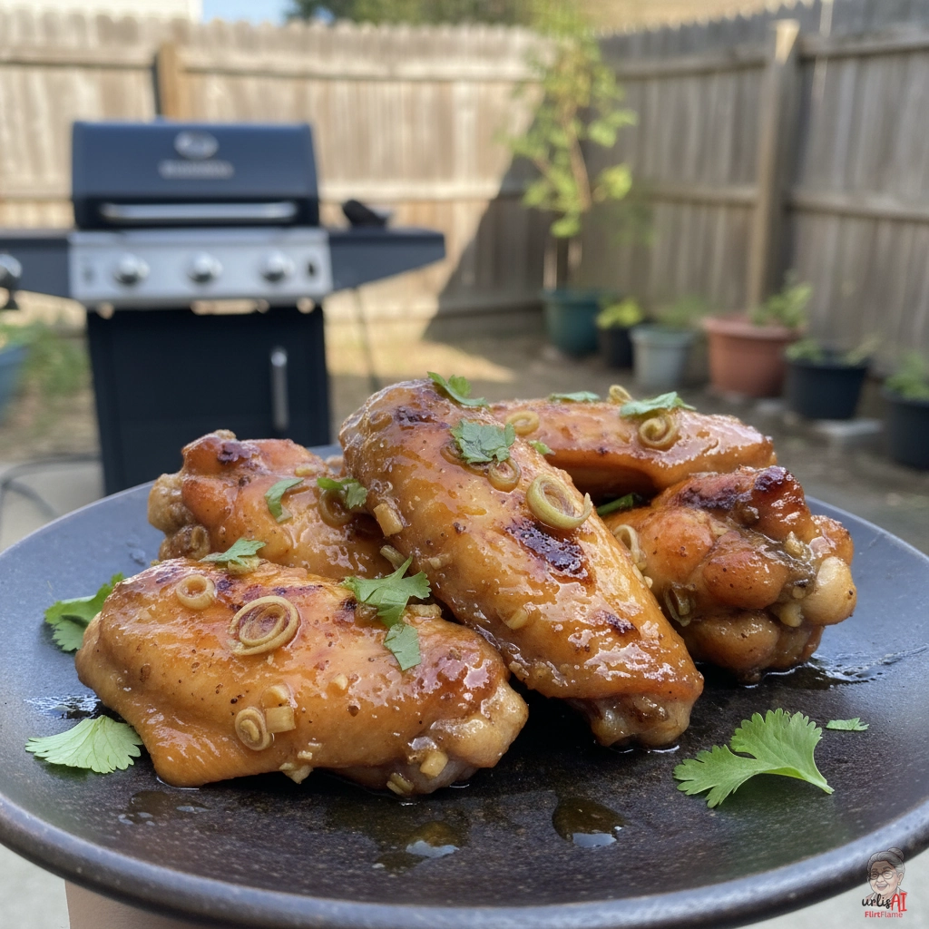 Phnom Penh Zitronengraswings — Gasgrill