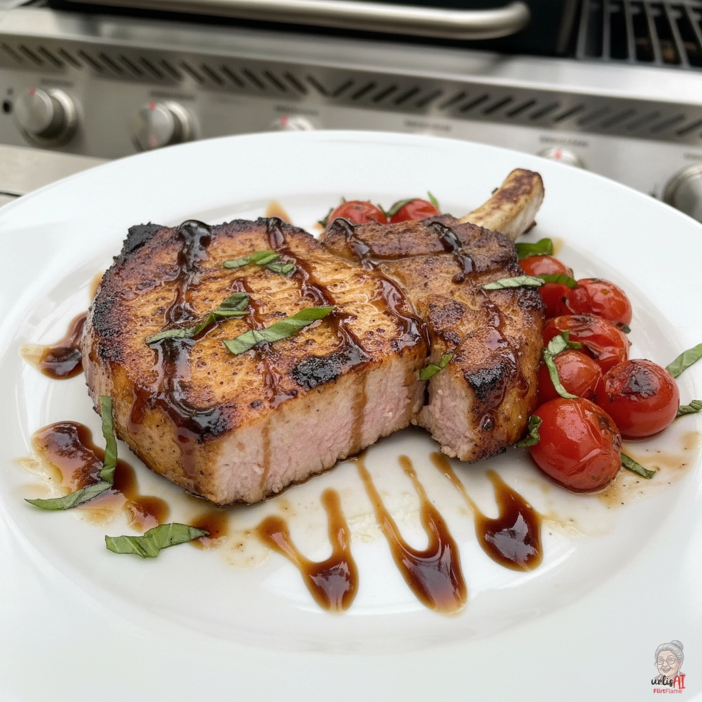Pork Chop Balsamico — Gasgrill