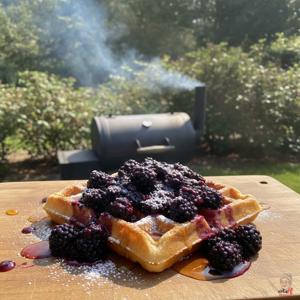 Portland Brombeer Waffel — Smoker