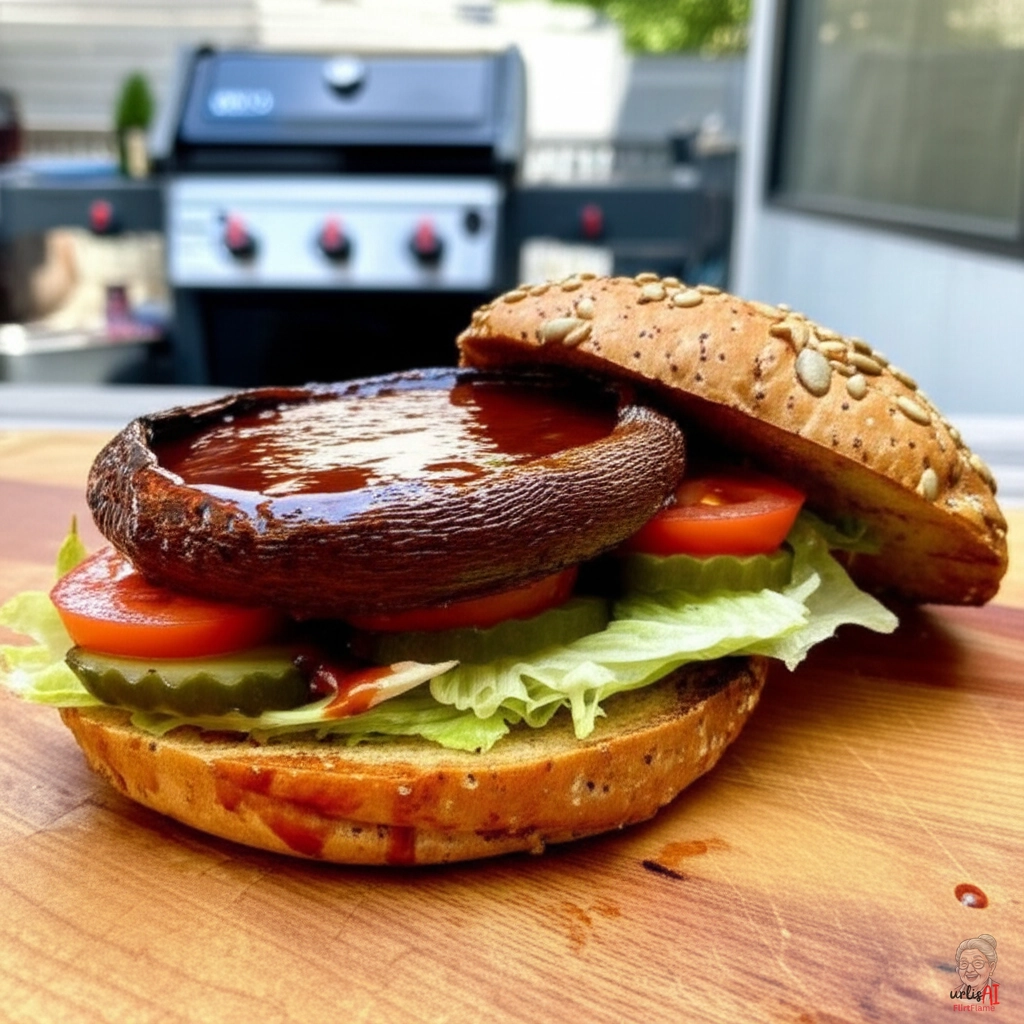 Portobellos Rauchglanz — Gasgrill