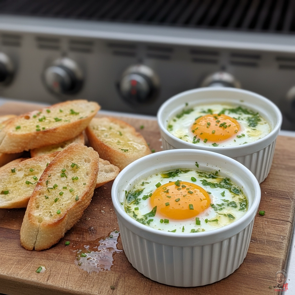 Provence Kräutereier — Gasgrill