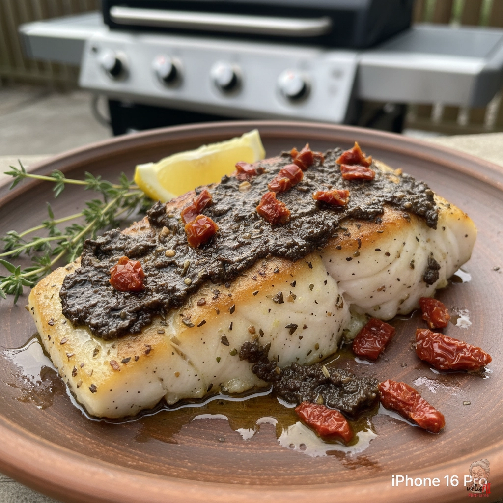 Provence Olivenkabeljau — Gasgrill