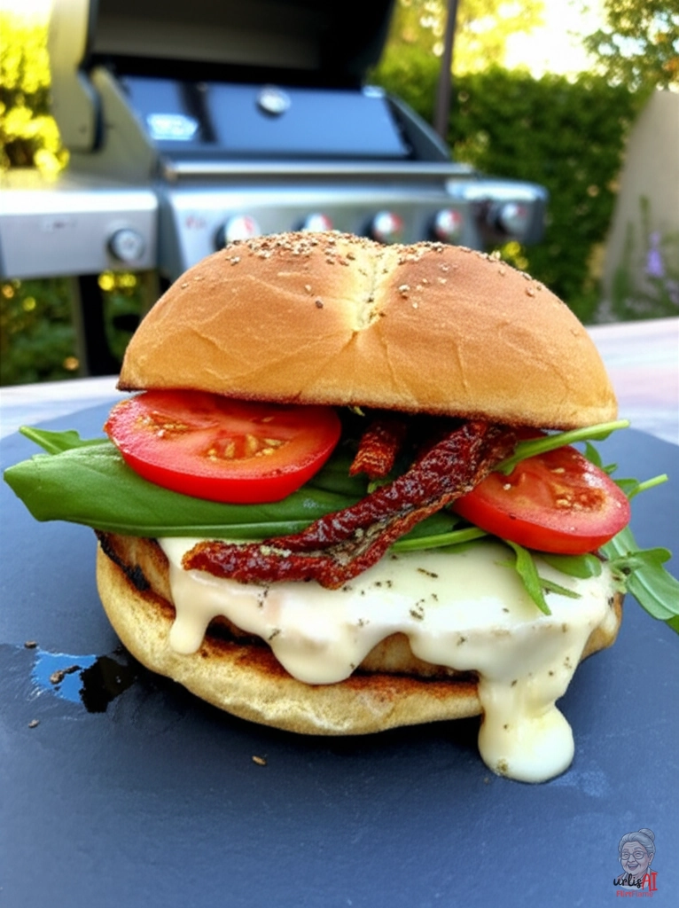 Provolones Samtschmelze — Gasgrill