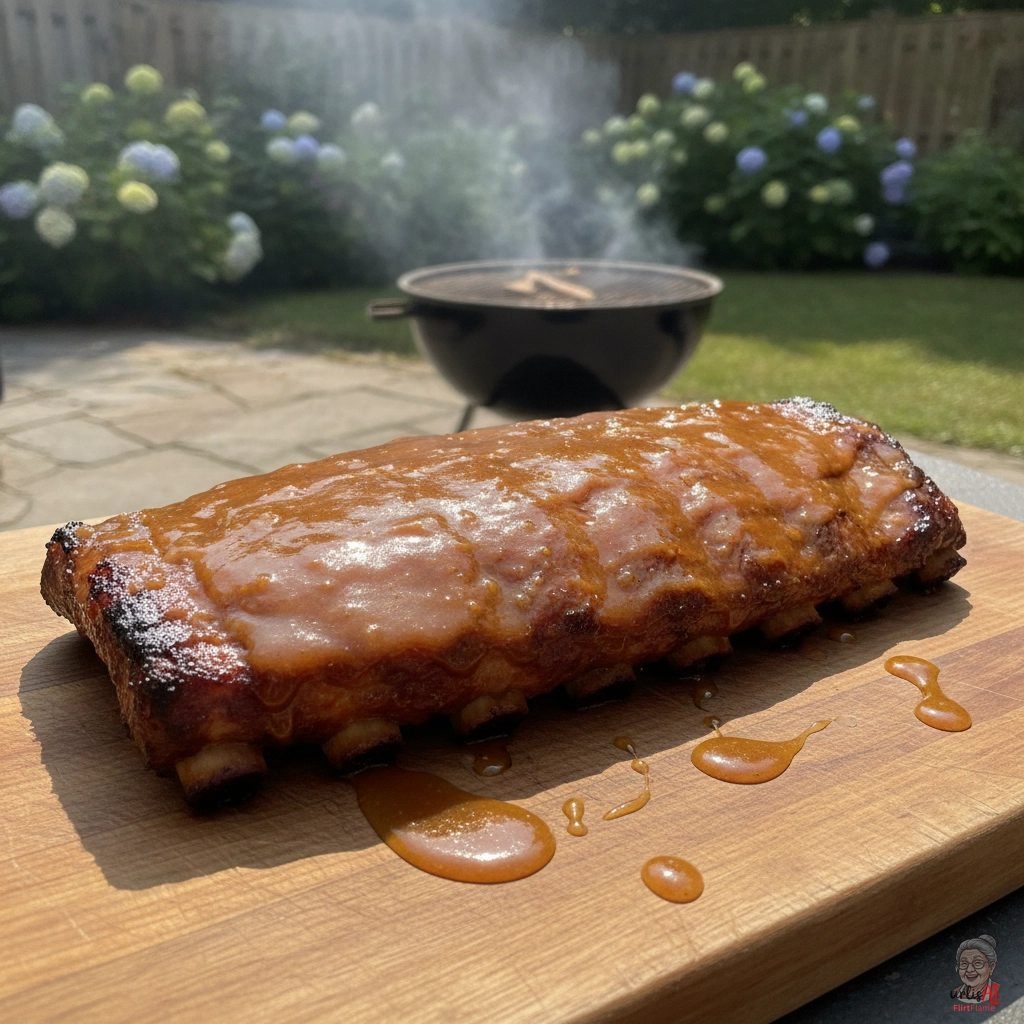 Quebec Maple Ribs — Kohlegrill