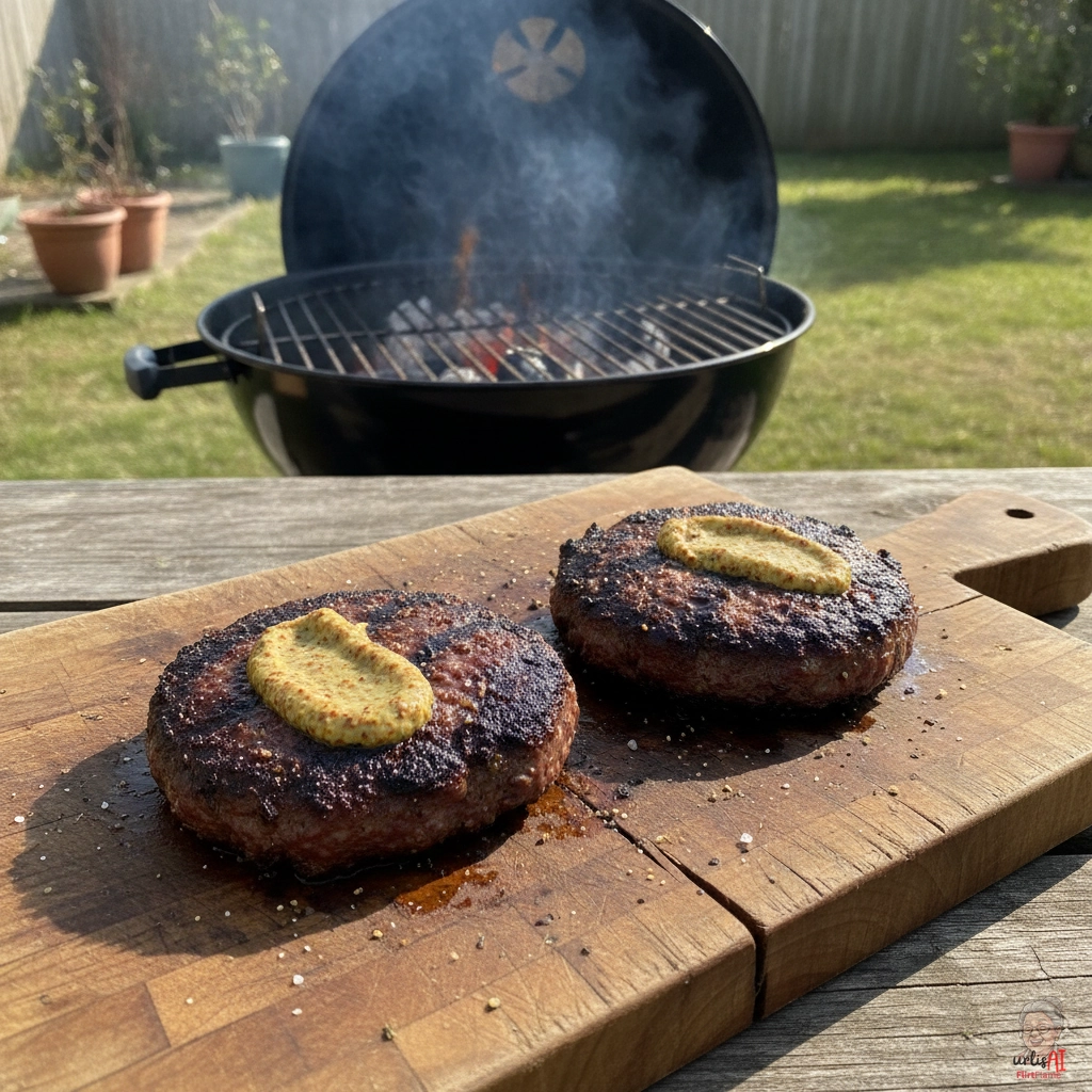 Rauchige Buletten — Kohlegrill