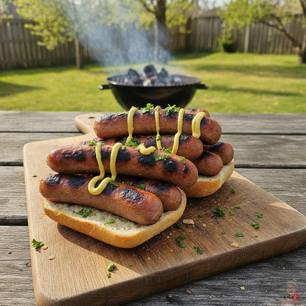 Rauchige Franken Würstl — Kohlegrill