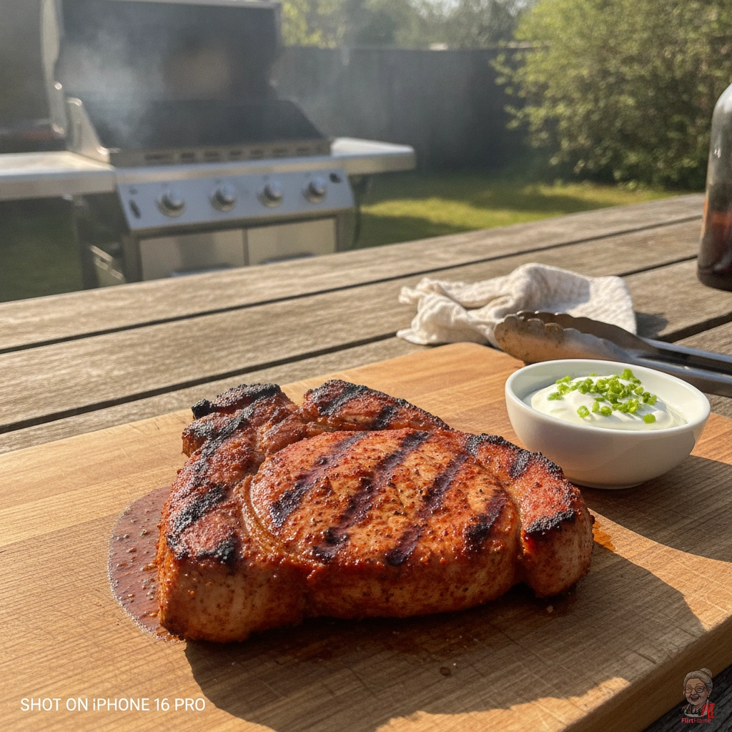 Rauchige Paprikasteaks — Gasgrill