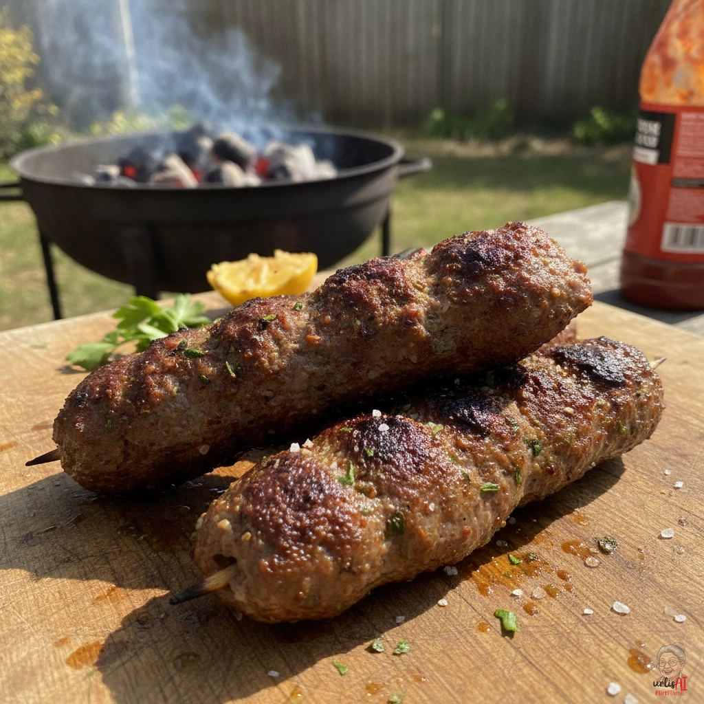Rauchiger Orient Spieß — Kohlegrill