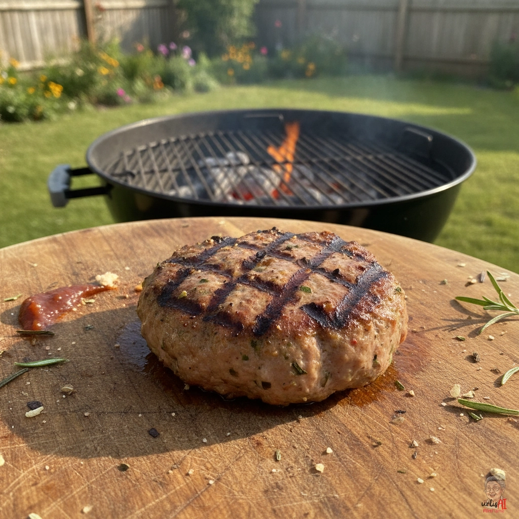 Rauchiger Putenburger — Kohlegrill