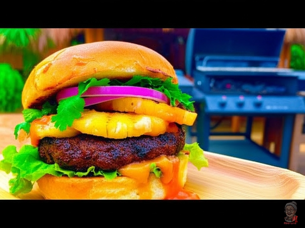 Reggae Fire Burger — Kohlegrill