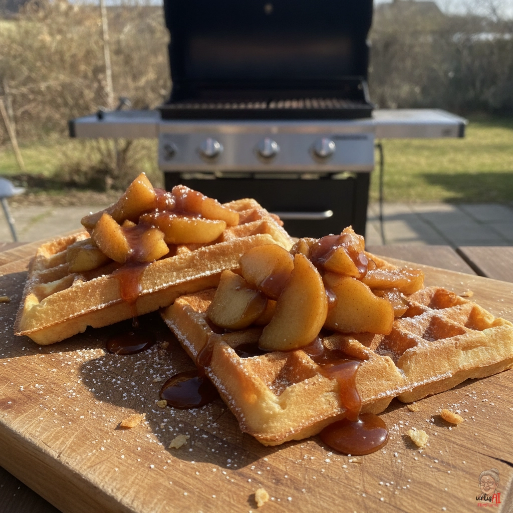 Rheinische Waffel — Gasgrill