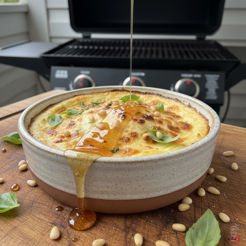 Ricotta Miele Grillata — Gasgrill